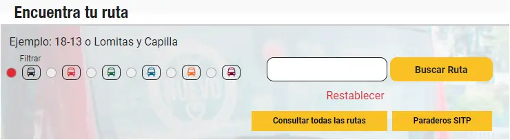 Buscador de rutas