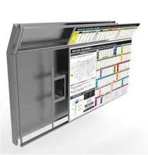 Portamapas-informativos de mapa del Sistema integrado de Transporte P&uacute;blico