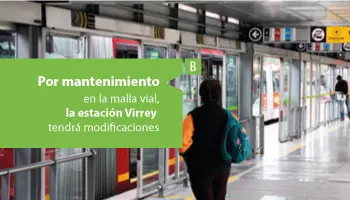 Estaci&oacute;n Virrey tendr&aacute; cambios operacionales sentido Norte-Sur
