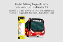 Ruta f&aacute;cil 3 cambia de Portal y modifica su recorrido 2023