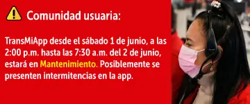 Anuncio TransMiApp- Mnatenimiento