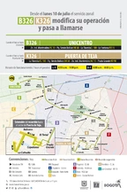 Ruta zonal B326 - K326 modifica su operaci&oacute;n y cambia de nombre