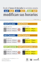 Ruta zonales de Usme, Ciudad Bol&iacute;var, Usaquen y M&aacute;rtires modifican su horario