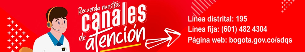 Canales de atenci&oacute;n para una PQRS de TRANSMILENIO