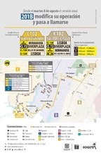 Servicio zonal 201B modifica su operaci&oacute;n y nombre