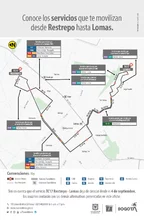 Conoce los diversos servicios que te movilizan de Restrepo hasta Lomas