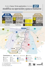Ruta 237 pasa a llamarse A336 Germania - K336 HB Fontib&oacute;n - Puente Grande-Pico
