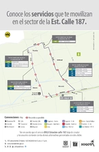 Servicios que te movilizan por la Estaci&oacute;n Calle 187