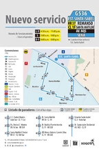 Conoce el nuevo servicio zonal G536 Estaci&oacute;n Santa Isabel