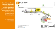 Modificaci&oacute;n en los accesos del Portal Tunal