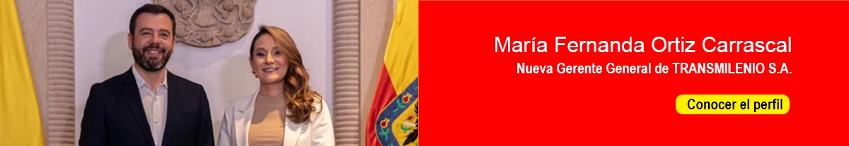 Mar&iacute;a Fernanda Ortiz Carrascal-gerente General de TRANSMILENIO anuncio