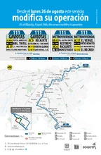 Servicio zonal 111 Gaviotas - Metrovivienda modifica su operaci&oacute;n