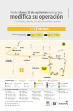 Servicio 11-3 Villa Mar&iacute;a, modifica su operaci&oacute;n