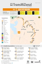 Servicio TransMiZonal 6-6 Juan Jos&eacute; Rond&oacute;n mejora sus horarios de operaci&oacute;n