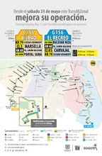 Modificaci&oacute;n de recorrido en el sector de Bilbao en el servicio C157 Bilbao - G156 Metrovivienda