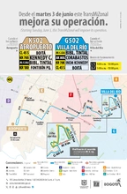 Modificaci&oacute;n de servicios K502 - G502 en la avenida Villavicencio