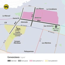 Cierres viales por cortejo f&uacute;nebre del Senado Miguel Uribe Turbay