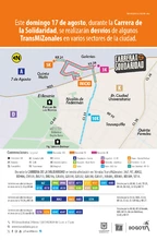 Desvios TransMiZonales por Carrera de la Solidaridad