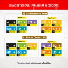 Bogot&aacute; facilita la movilidad de los asistentes al concierto de Silvestre Dangond