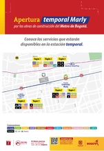 Estaci&oacute;n Temporal Marly inicia su operaci&oacute;n a partir del 6 de septiembre