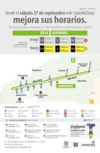 Servicio TransMiZonal B924 Guaymaral mejora sus horarios