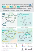Servicios TransMiZonales modifican su recorrido su recorrido en el barrio Libertadores en San Crist&oacute;bal