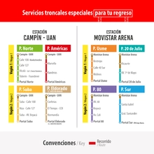 Operaci&oacute;n especial para la evacuaci&oacute;n del evento