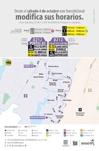 Cambio de horario en el servicio TransMiZonal D212 Portal 80 - D212 Engativ&aacute; Centro