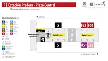 Estaci&oacute;n Pradera - Plaza Central retoma su operaci&oacute;n habitual
