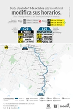 Cambio de horario en el servicio TransMiZonal C29 Centro - Bosa San Diego