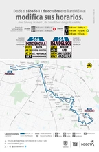 Cambio de horario en el servicio TransMiZona 56A Porci&uacute;ncula - Isla del Sol