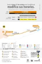 Servicio TransMiZonal H719 modifica su horarios de operaci&oacute;n