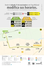 Servicio TransMiZonal B925 Estaci&oacute;n Mazur&eacute;n - C925 Estaci&oacute;n Niza - Calle 127 modifica su horario de funcionamiento