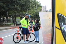 Sensibilizando a ciclista