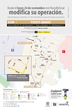 Servicio TransMiZonal K300 Puente Grande modifica su operaci&oacute;n