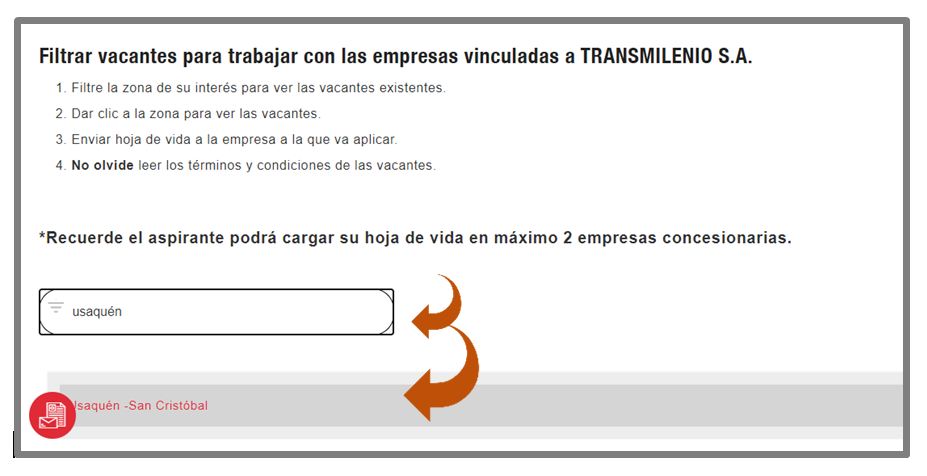 Filtrar ofertas de trabajo por zonas Filtrar ofertas de trabajo por zonas