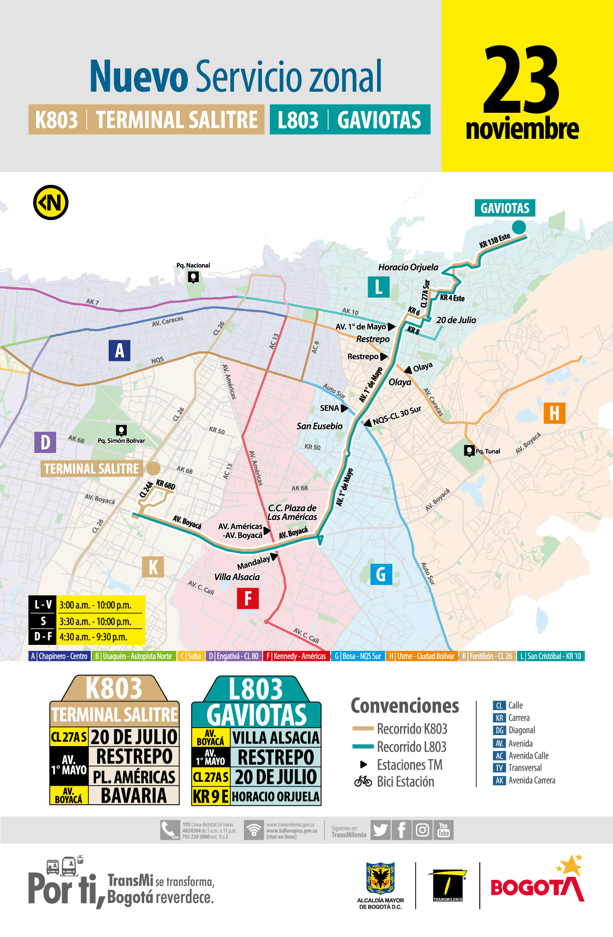K 803 Terminal Salitre - L 803 Gaviotas