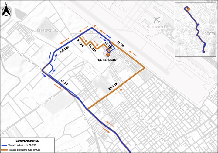 RUTA SITP PROVISIONAL ZP-C35