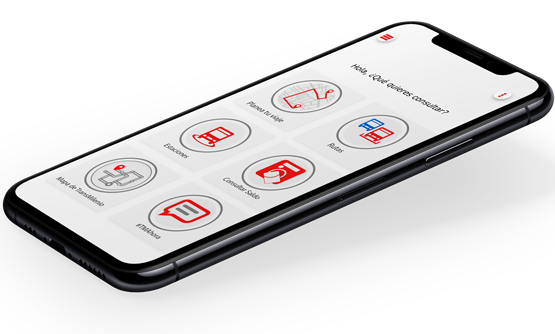 Persona buscando en el celular