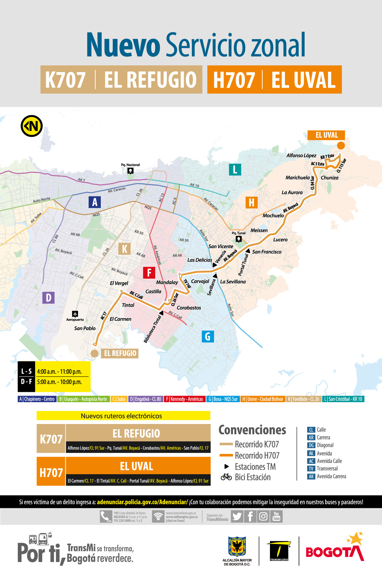 K707 El Refugio - H707 El Uval