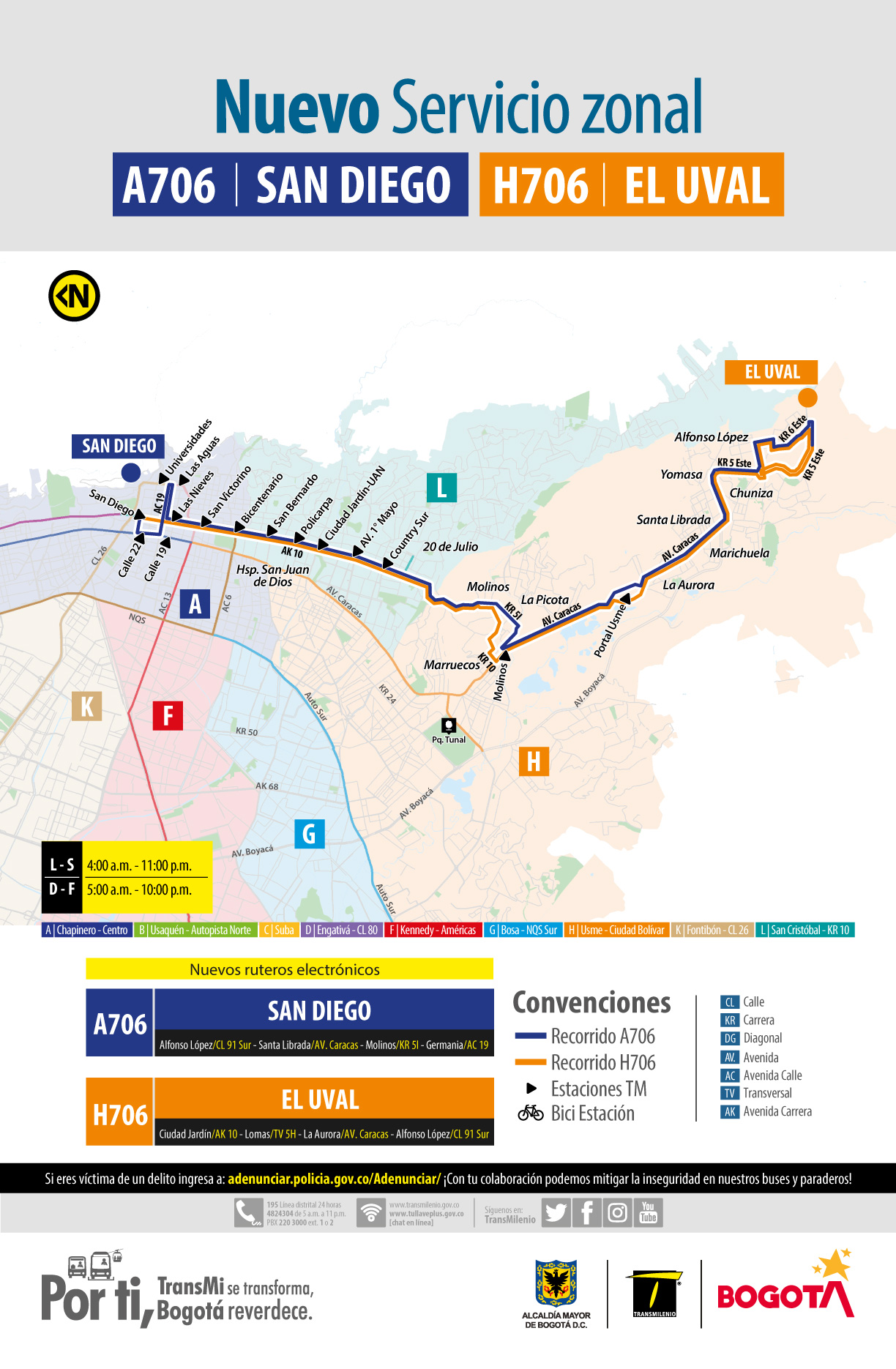 A706 San Diego - H706 El Uval