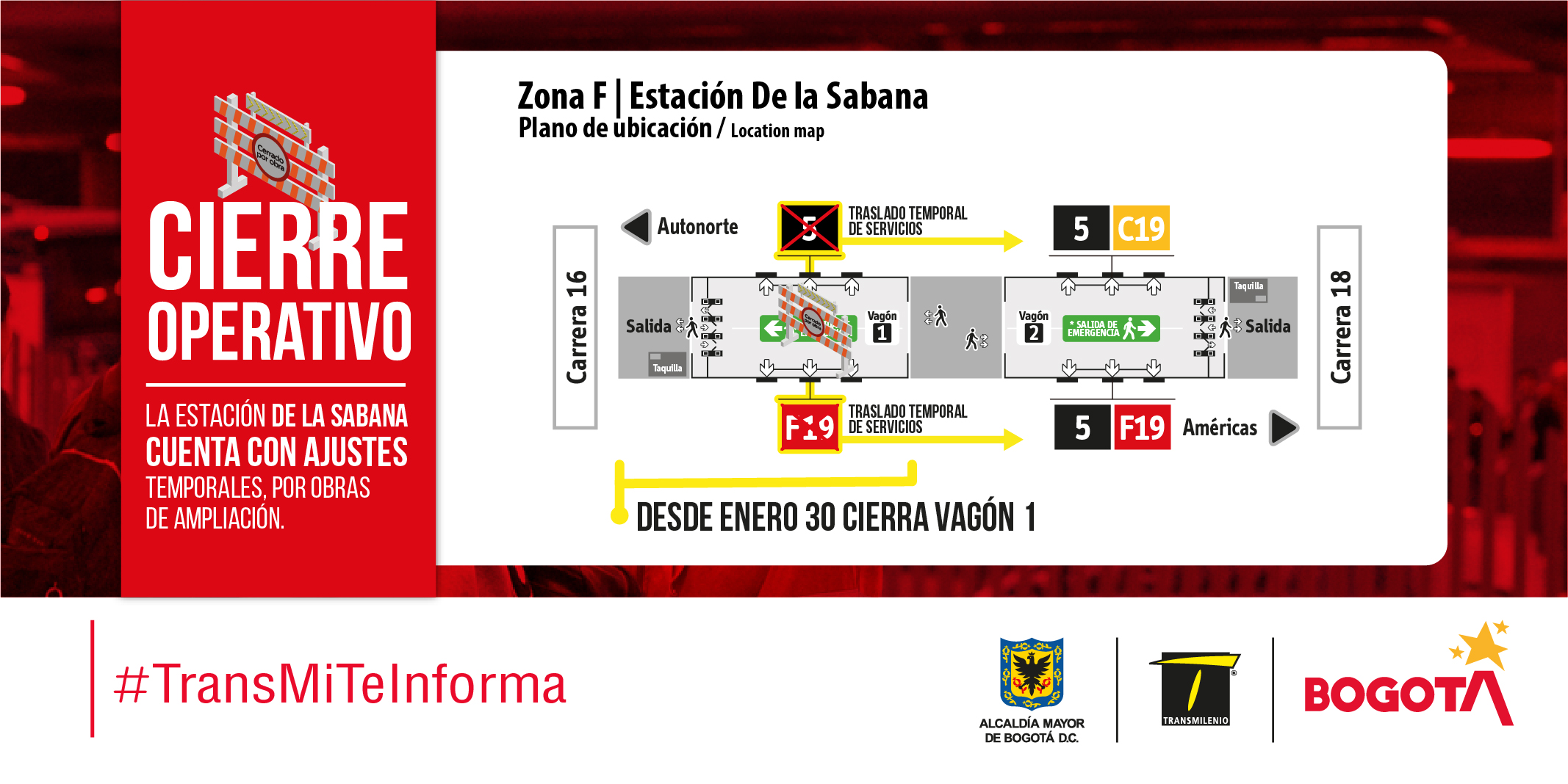 Zona F Estación De la Sabana