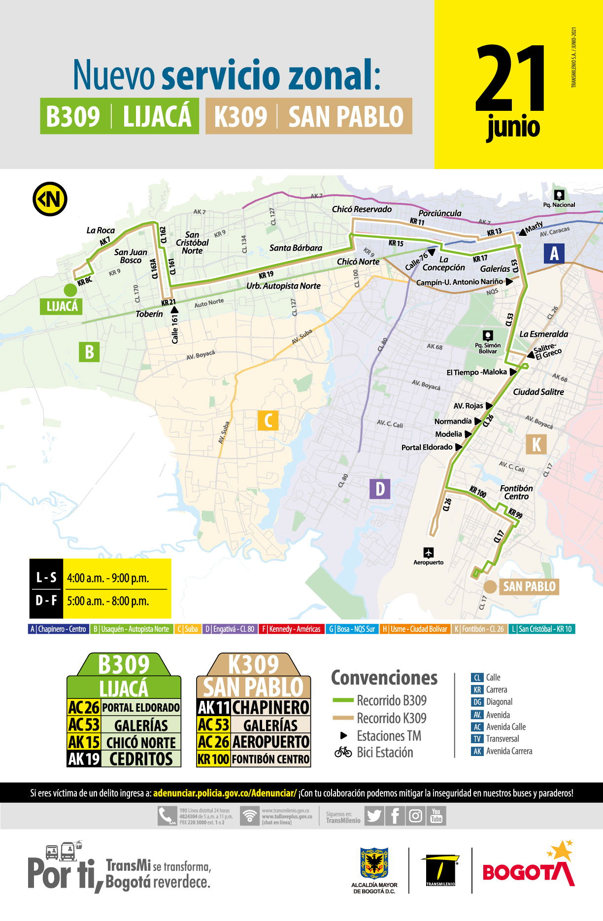 K309 Lijacá - K309 San Pablo