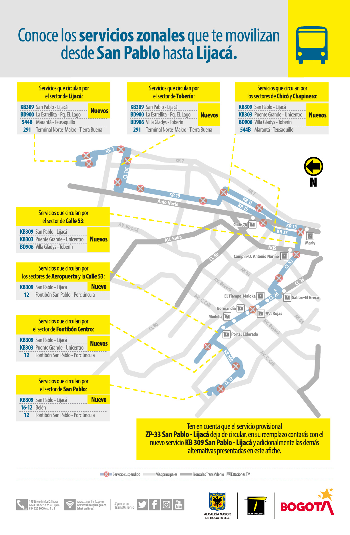 ruta provisional ZP-33 San Pablo - Lijacá deja de circular