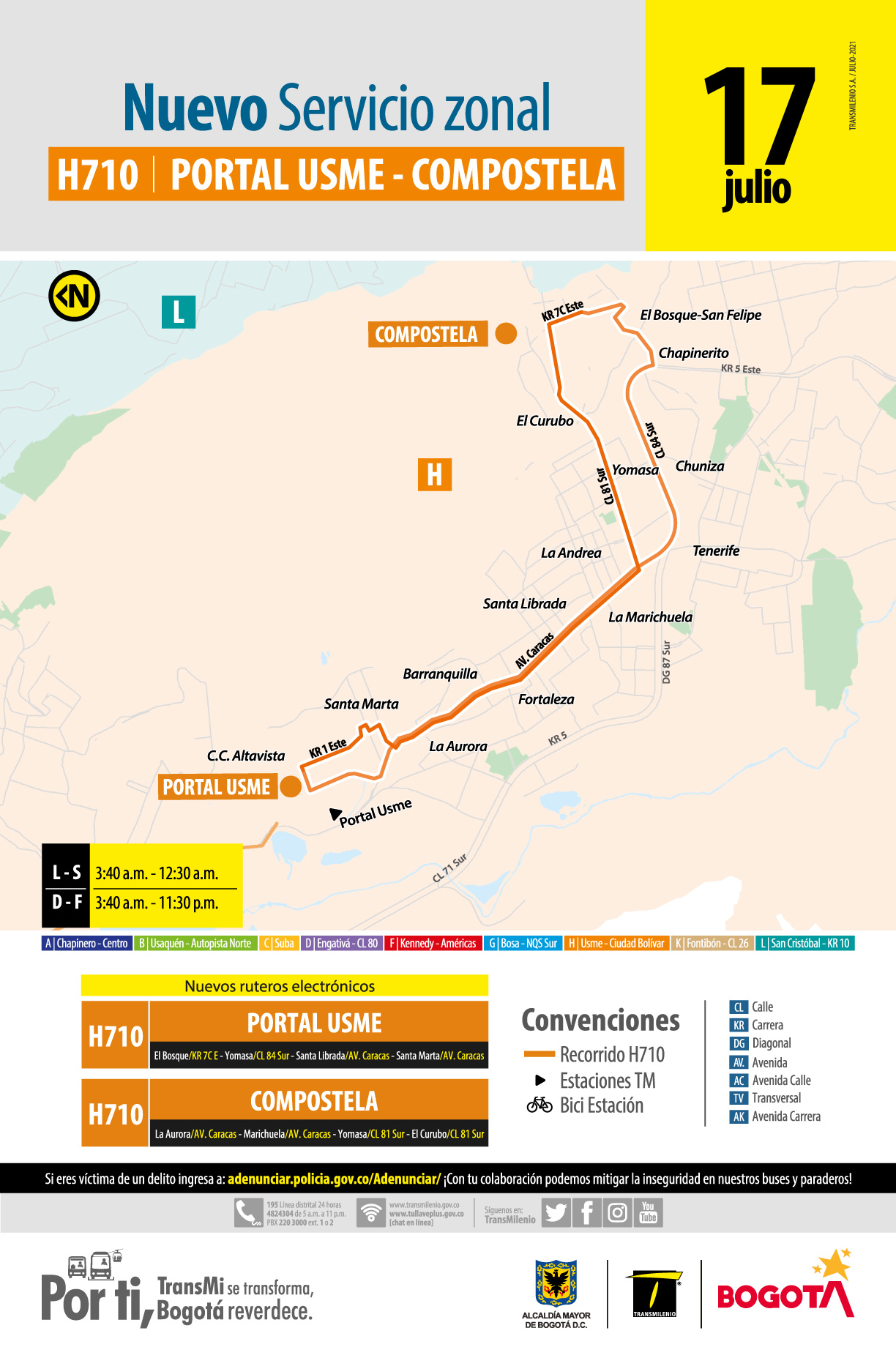 H710 Portal Usme - H710 Compostela