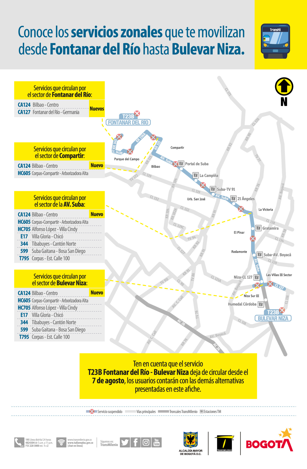 T23B Fontanat del Río - Bulevar Niza deja de circular 
