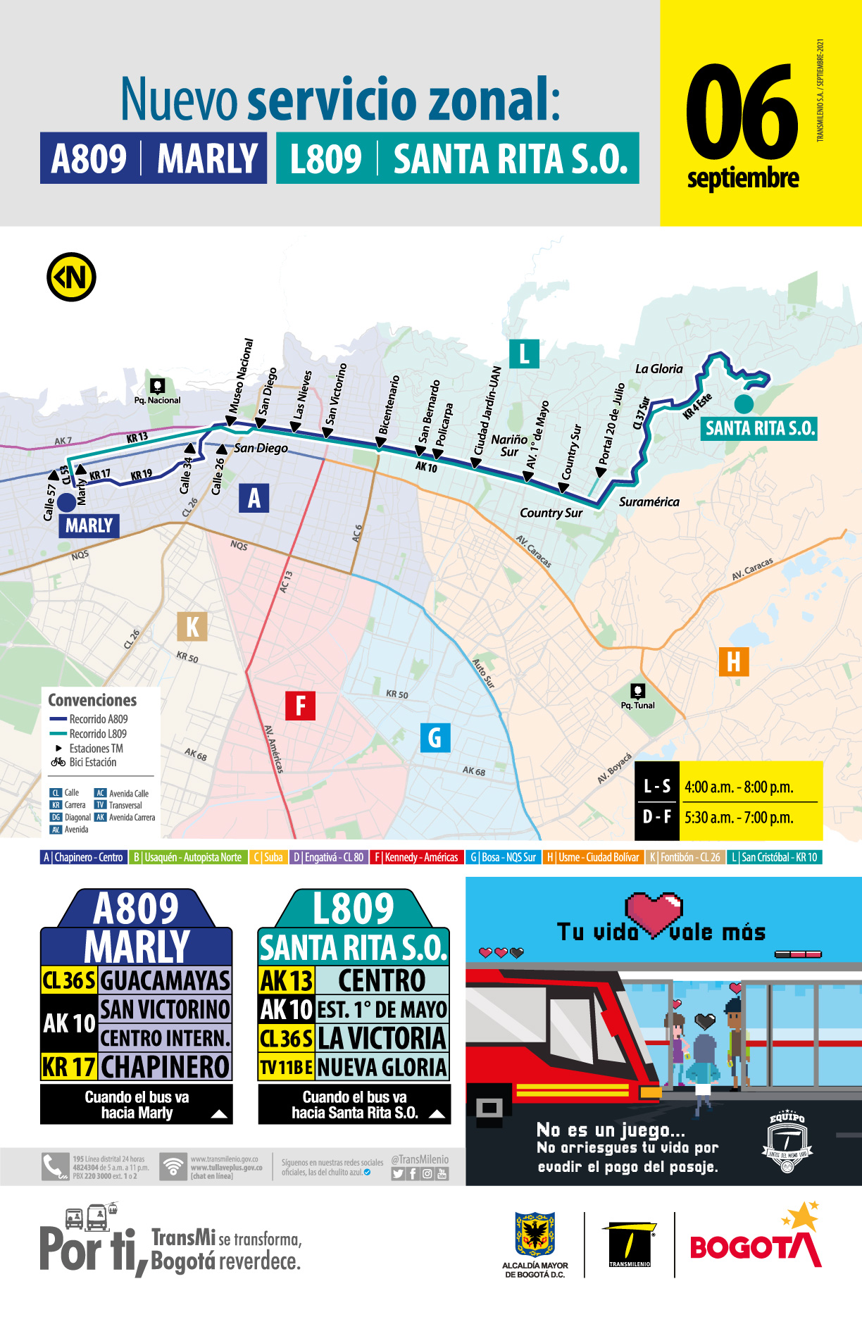 A809 Marly - L809 Santa Rita