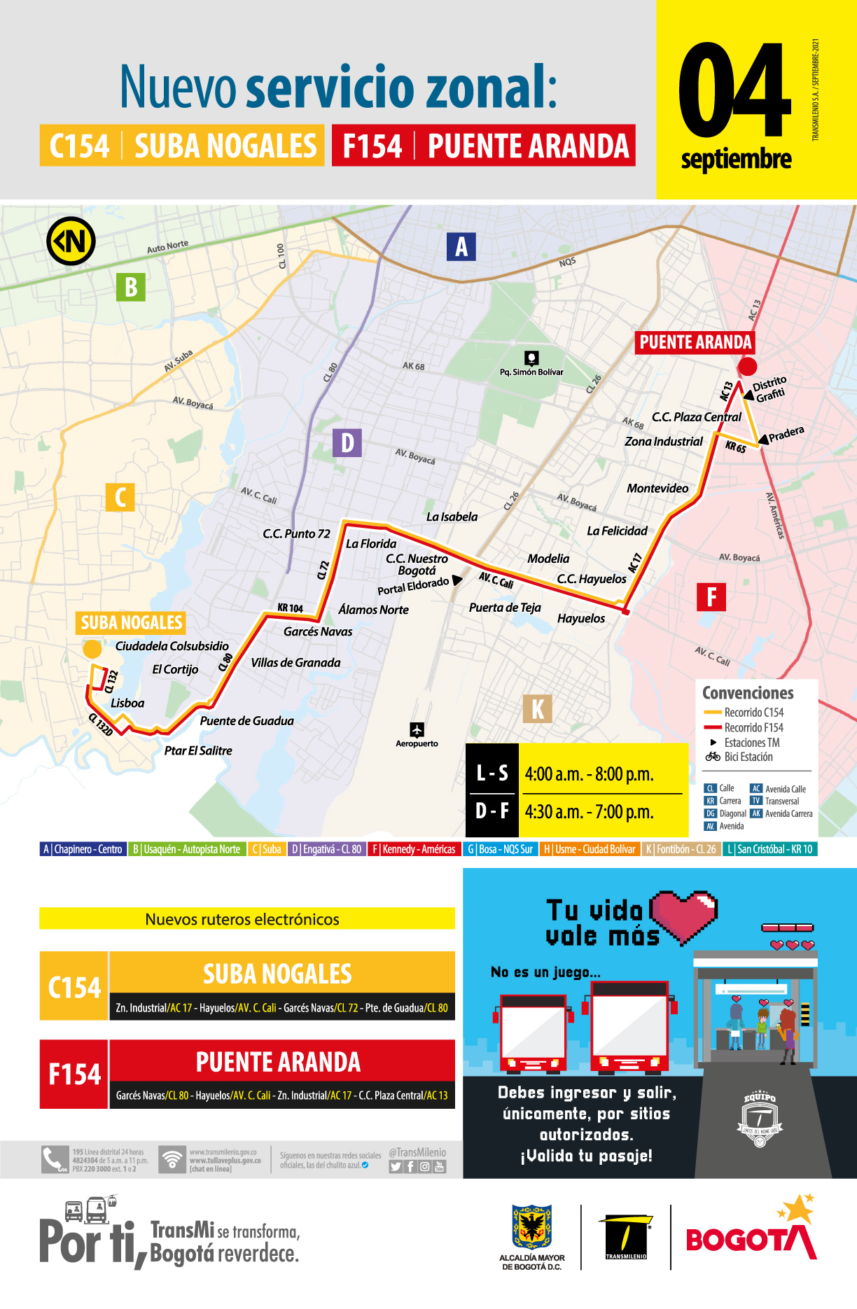 C154 Suba Nogales – F154 Puente Aranda