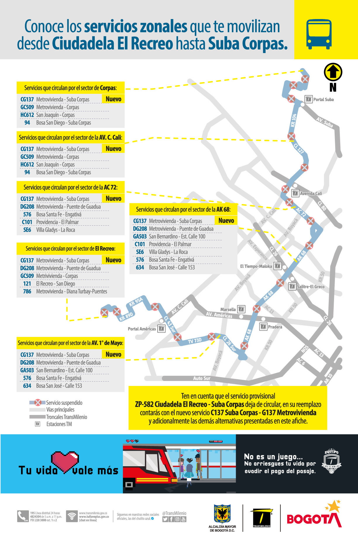 ZP-582 Ciudadela El Recreo - Suba Corpas