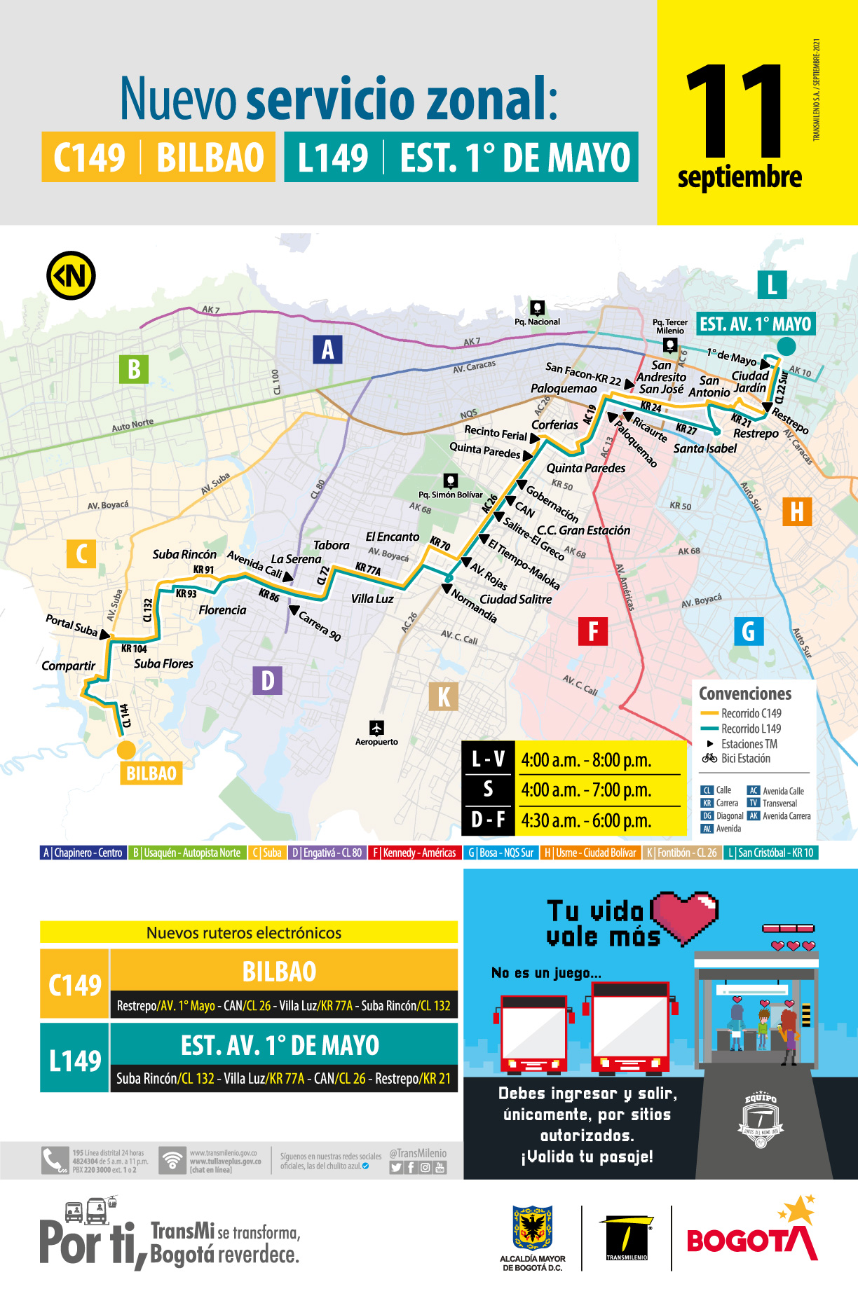 C149 Bilbao – L149 Estación 1º de Mayo